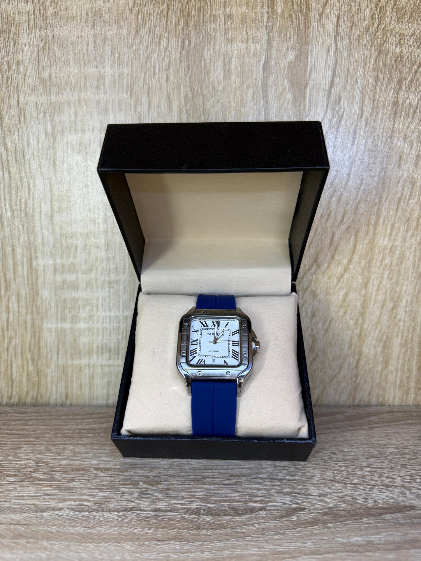 CARTIER SANTOS SILICONE HOMMES 2 BOITE SIMPLE