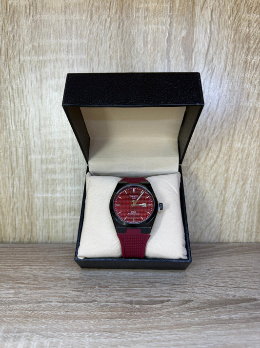 TISSOT SILICONE HOMMES BORDEAUX BOITE SIMPLE