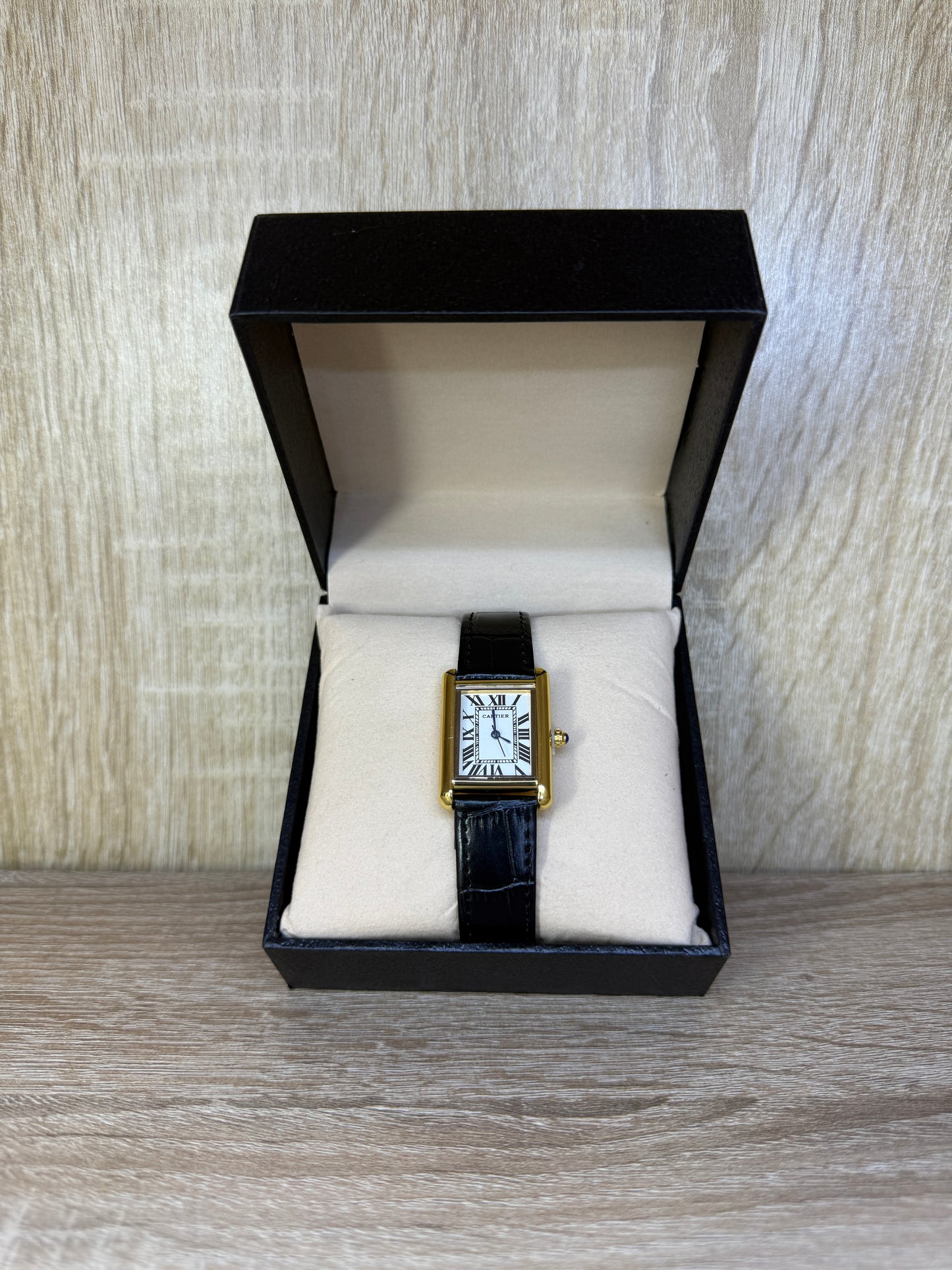 CARTIER TANK HOMMES BOITE SIMPLE