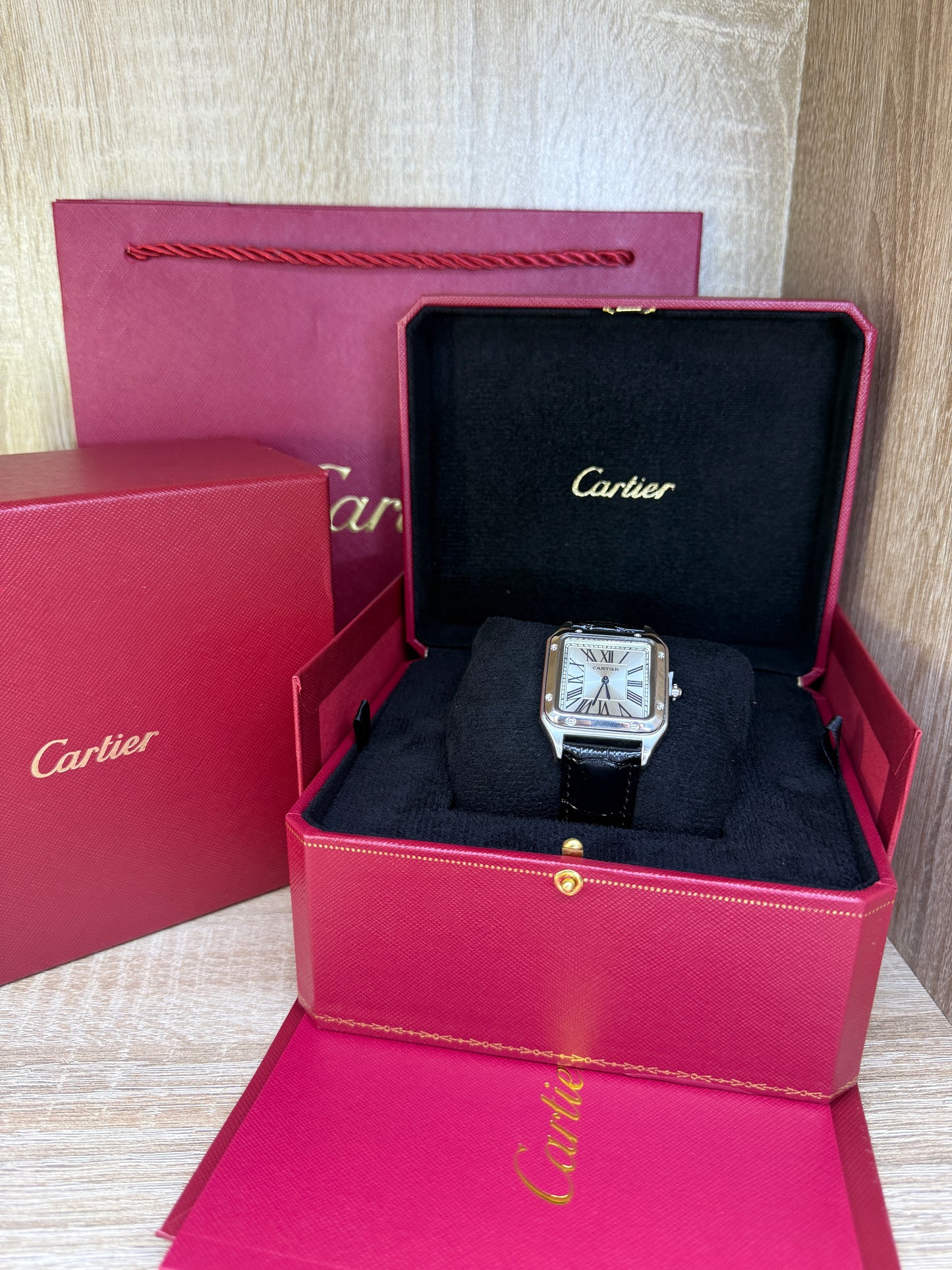 CARTIER CUIR 1 HOMMES AVEC COFFRET