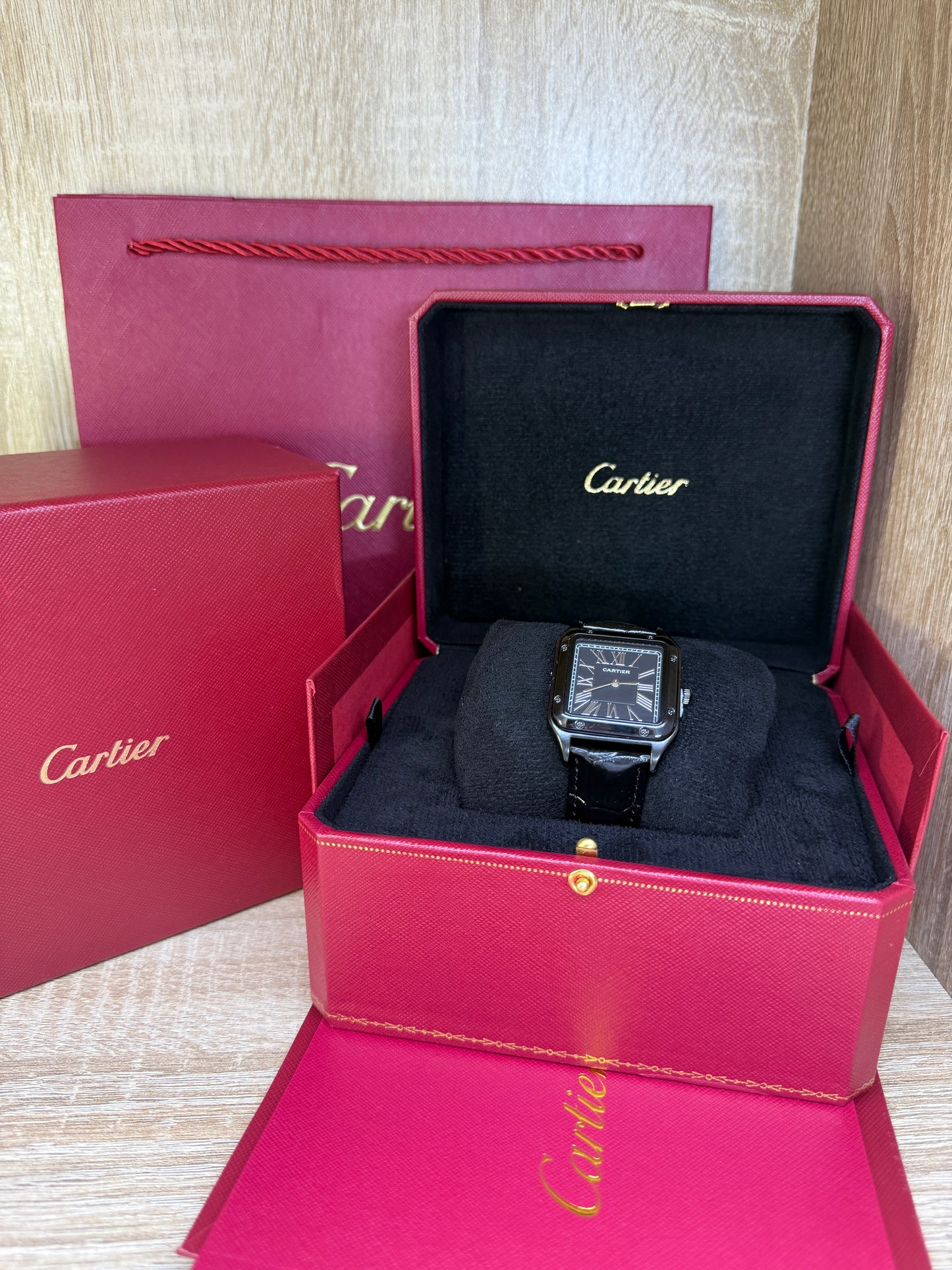 CARTIER CUIR 1 HOMMES AVEC COFFRET