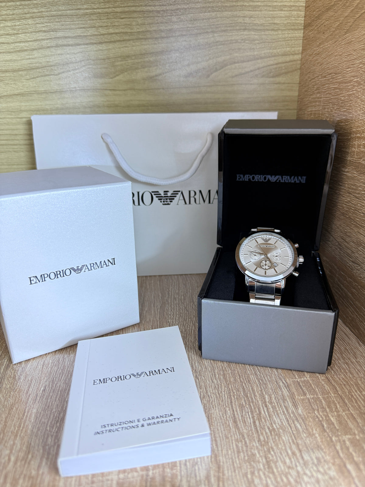 EMPORIO ARMANI 3 BOUTONS HOMMES COFFRET