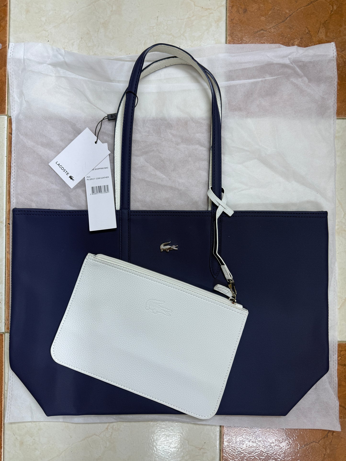 SAC LACOSTE DOUBLE FACE