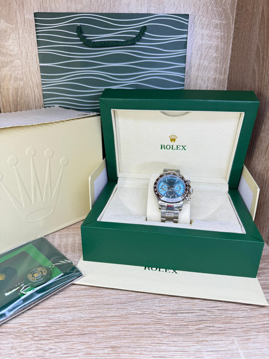 ROLEX MASTER TABLEAU BLEU CIEL
