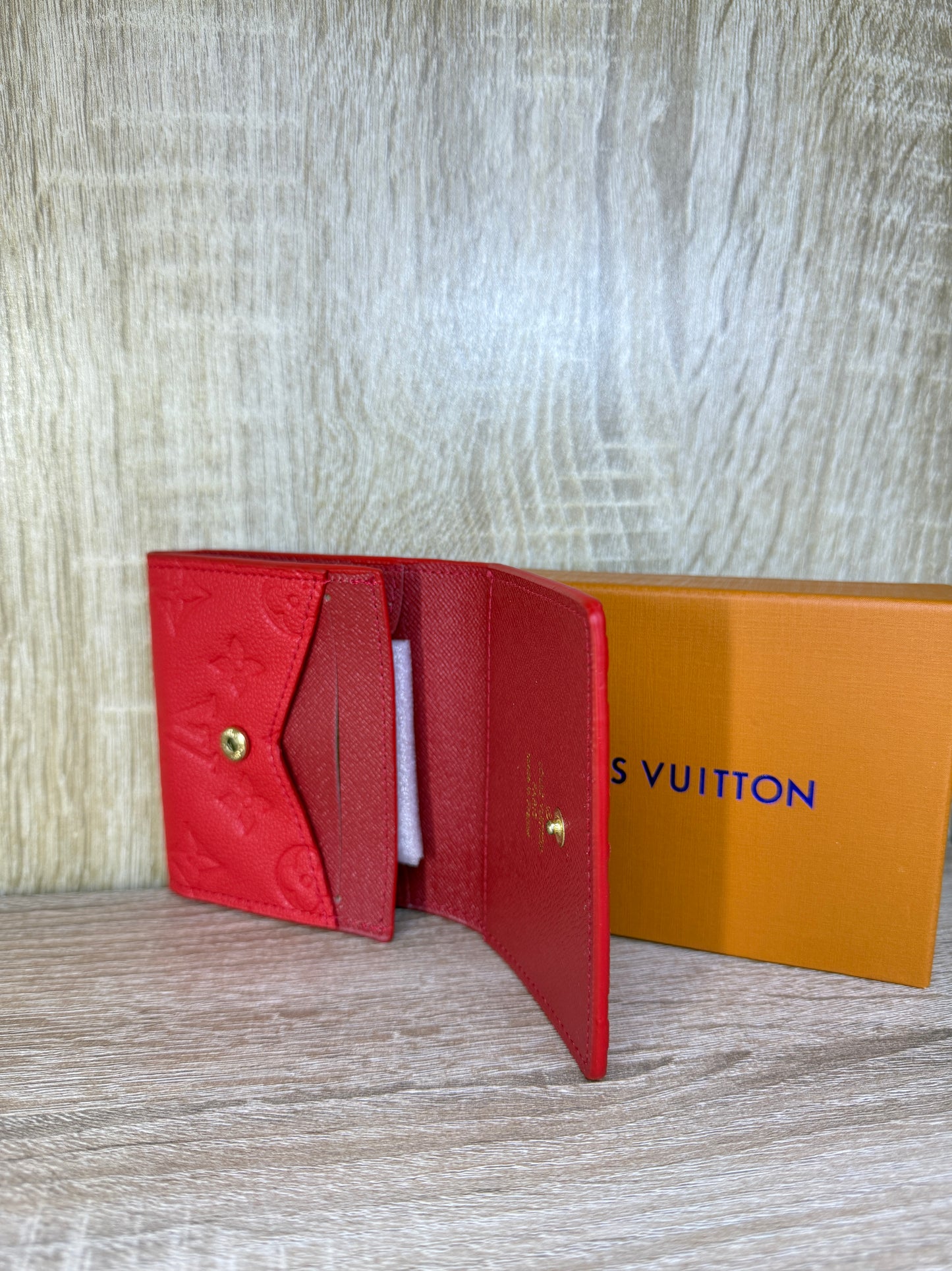 PORTE MONNAIE FEMMES LV FULL RED