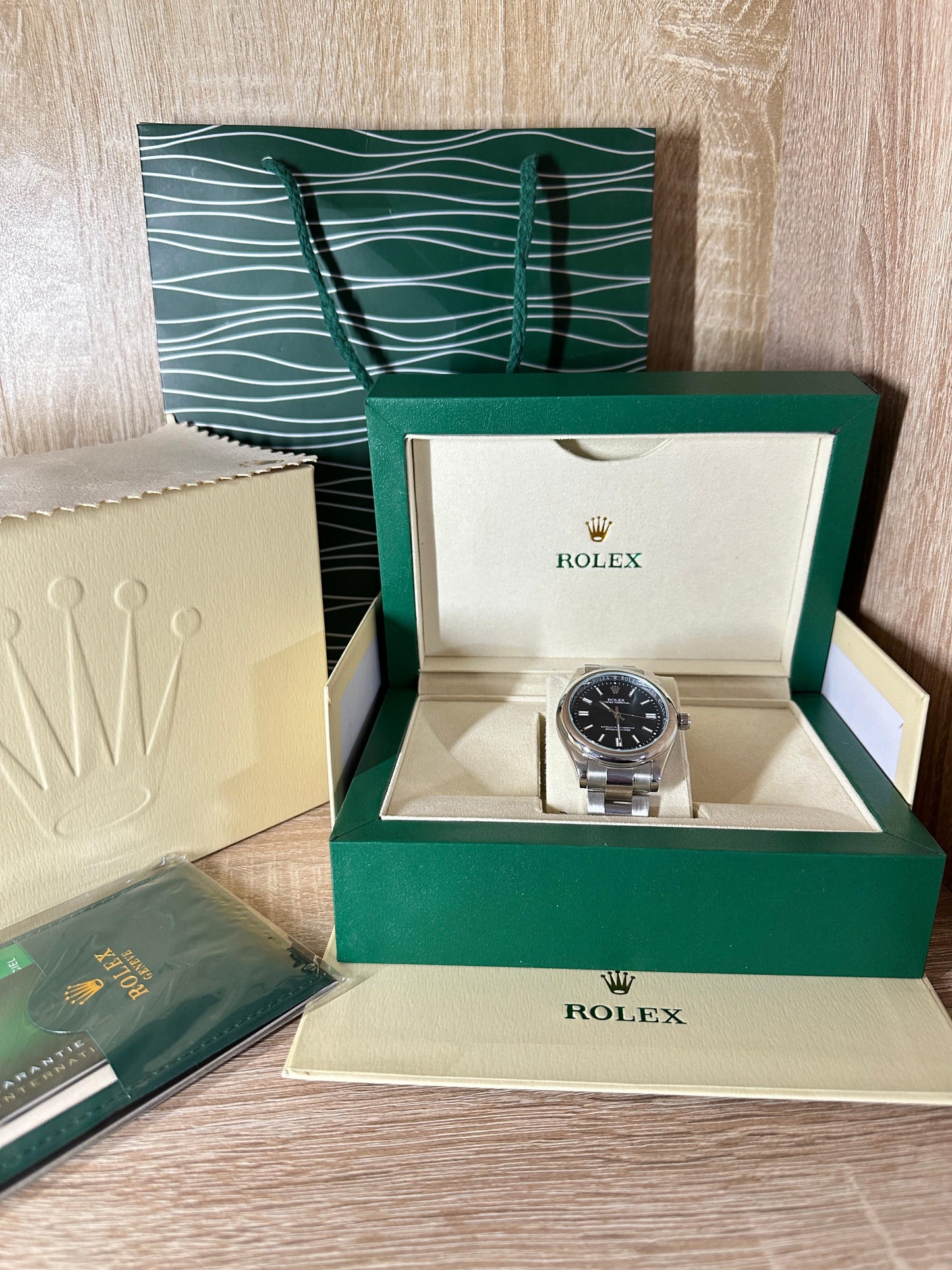 ROLEX 36MM HOMMES COFFRET