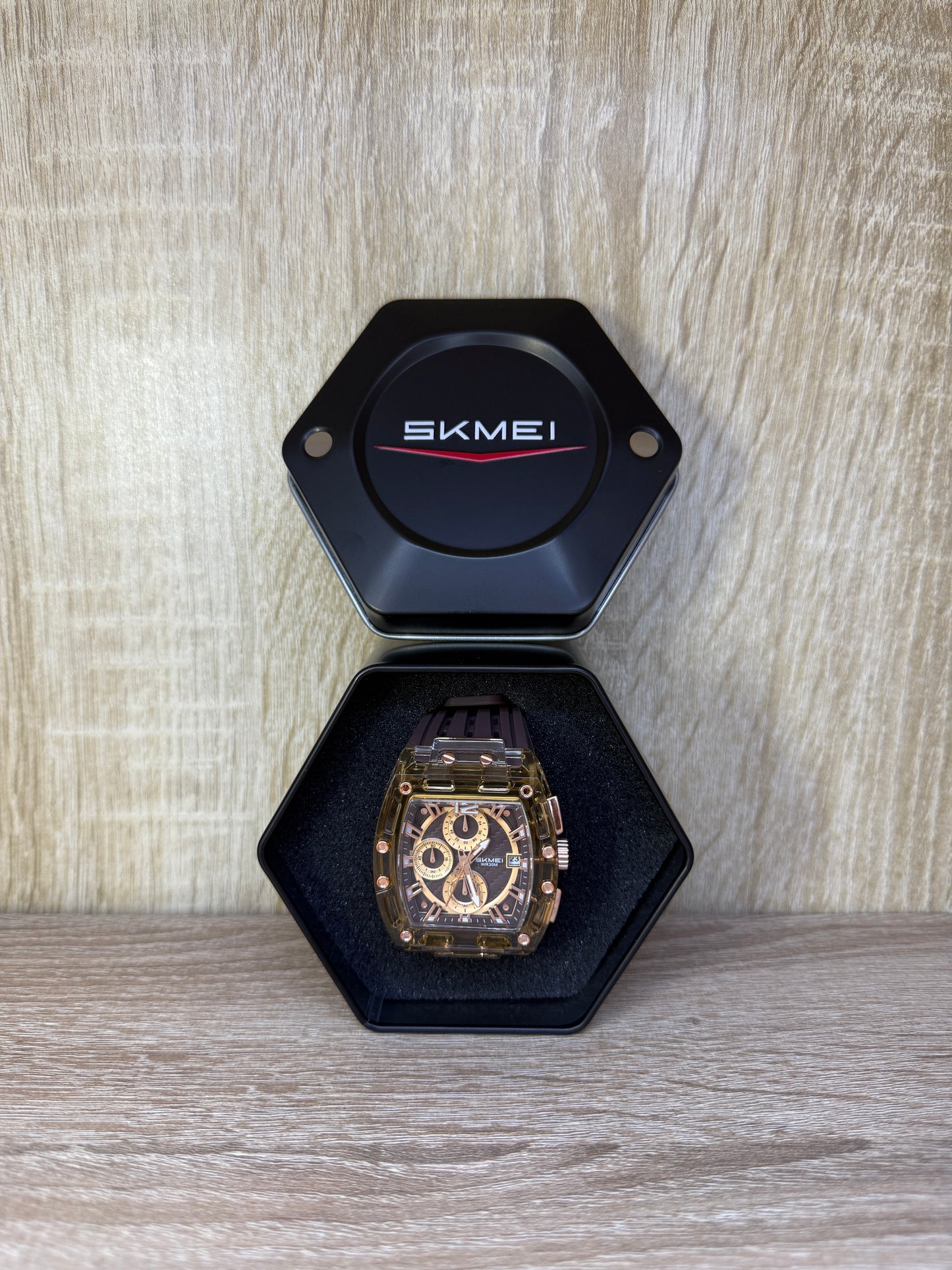 MONTRE SKMEI HOMMES MARRON