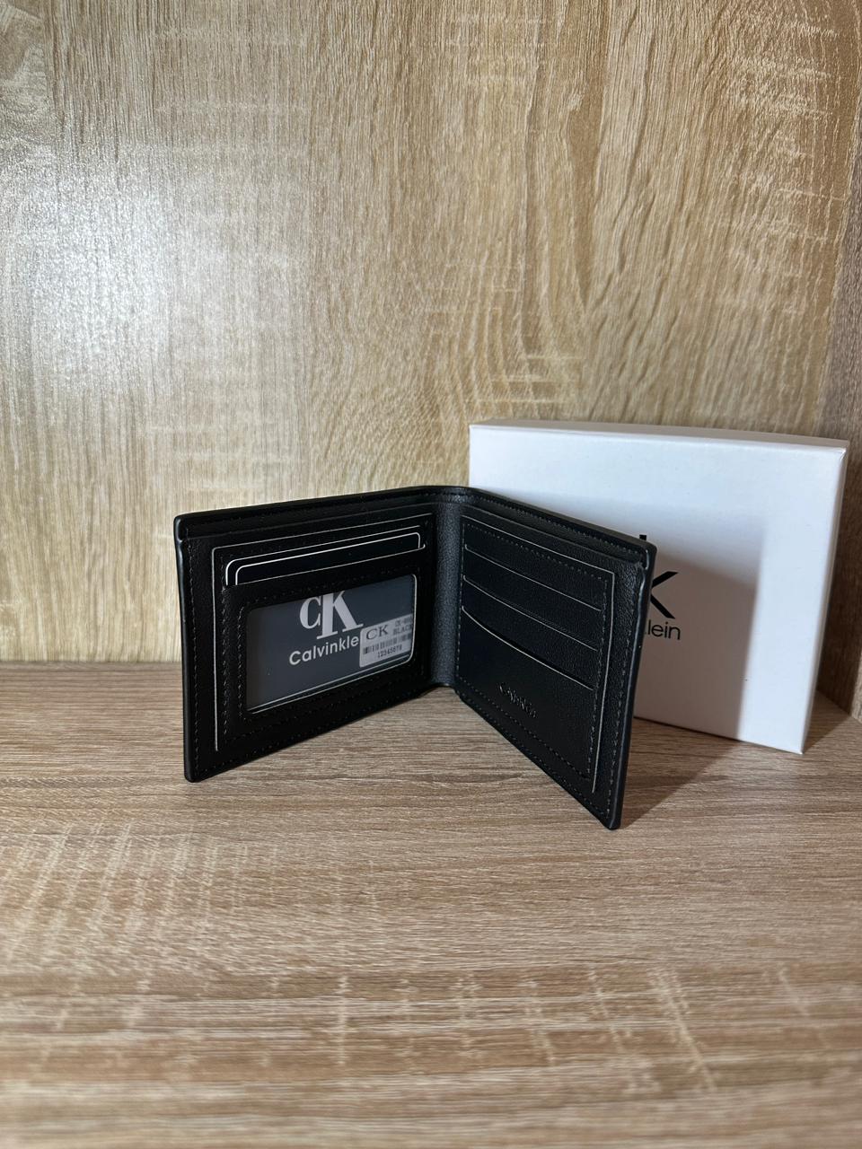 PORTE MONNAIE CK FULL BLACK HOMMES