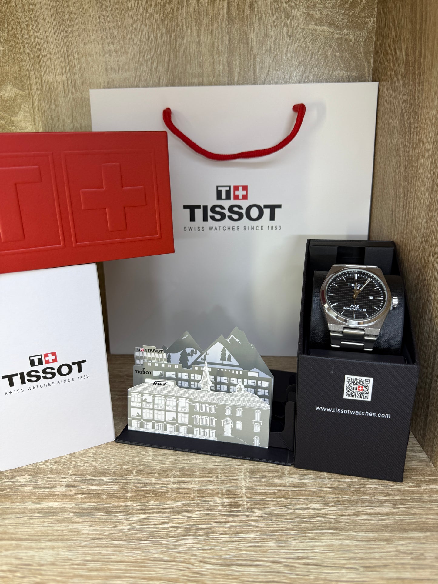 TISSOT ACIER COFFRET