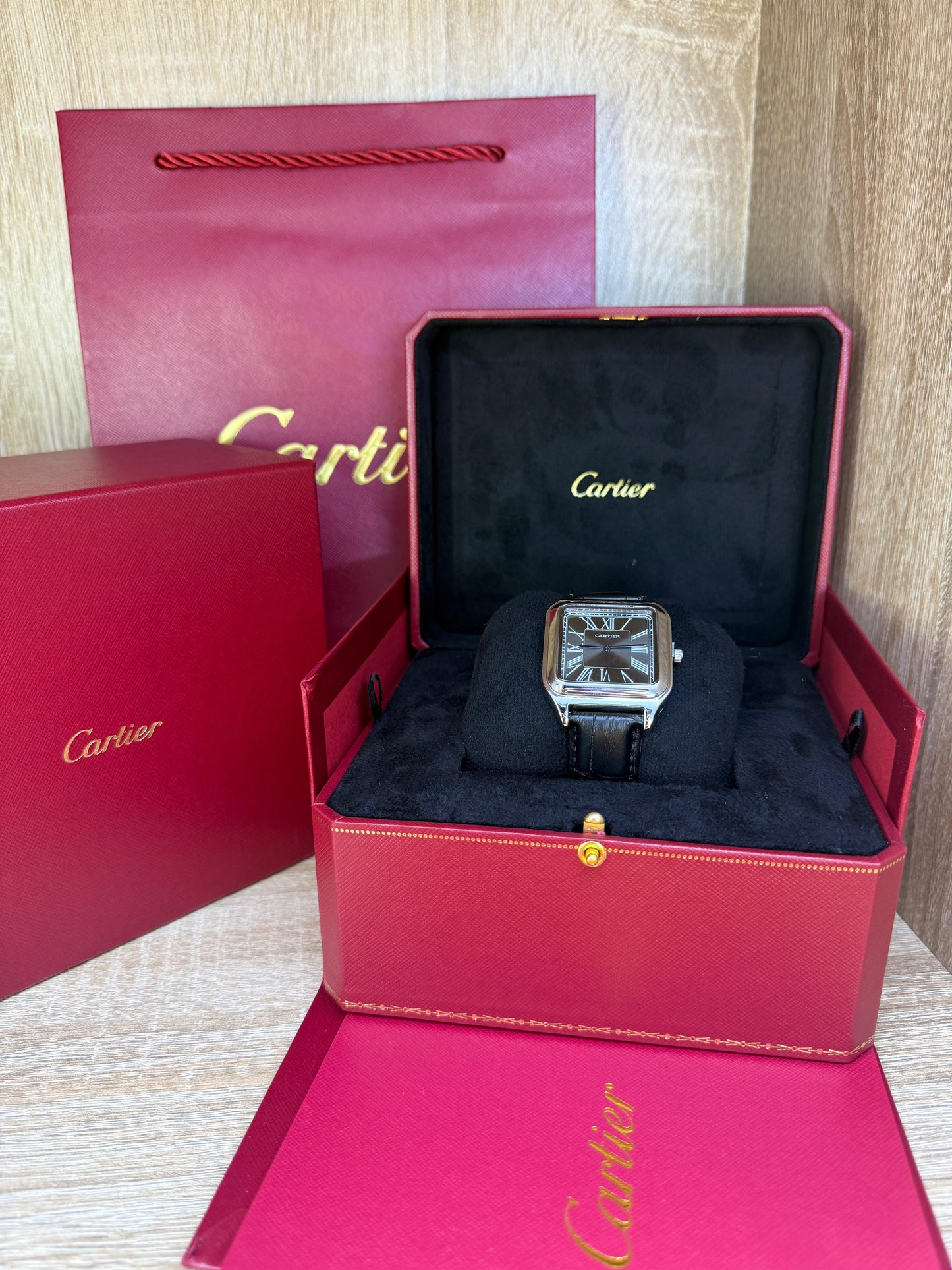CARTIER CUIR 1 HOMMES AVEC COFFRET