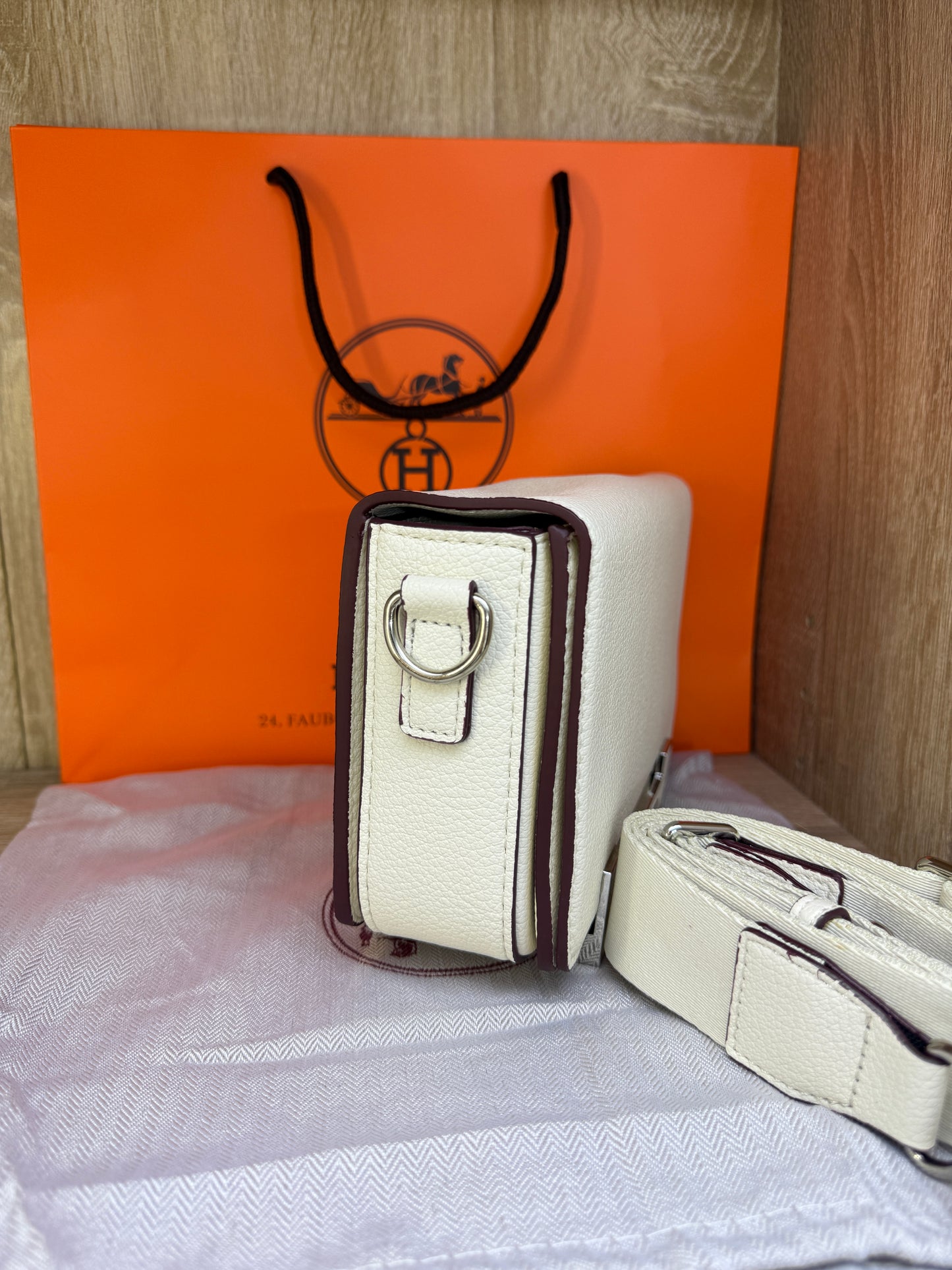 SAC HERMES FEMMES CONSTANCE BLANC