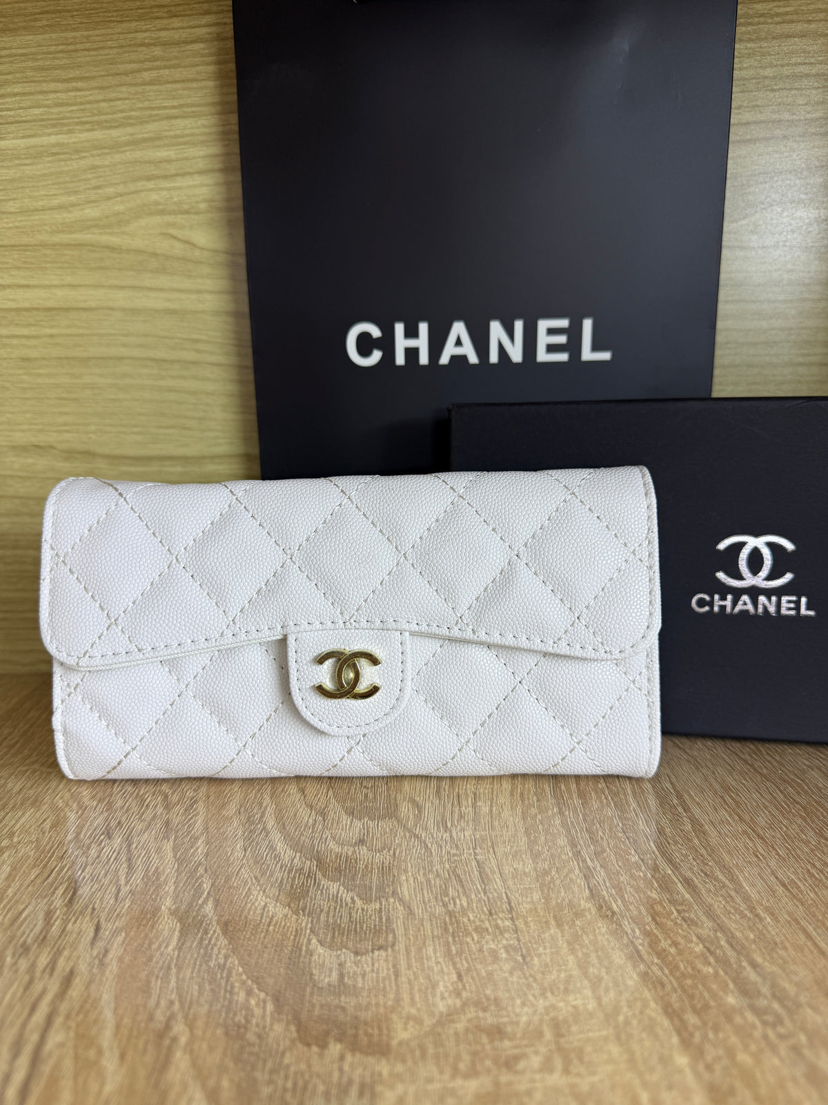 PORTE FEUILLE CHANEL FEMMES 12 AVEC SACHET