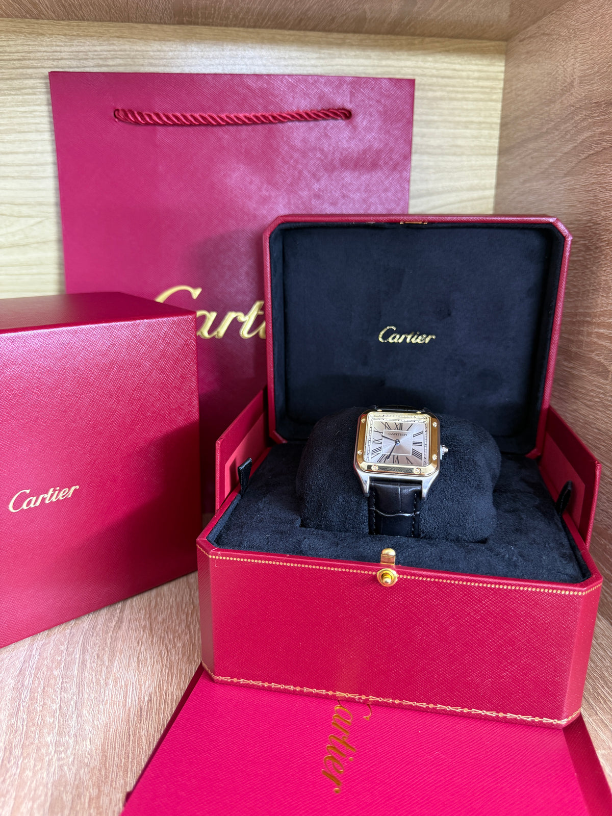 CARTIER CUIR 1 HOMMES AVEC COFFRET