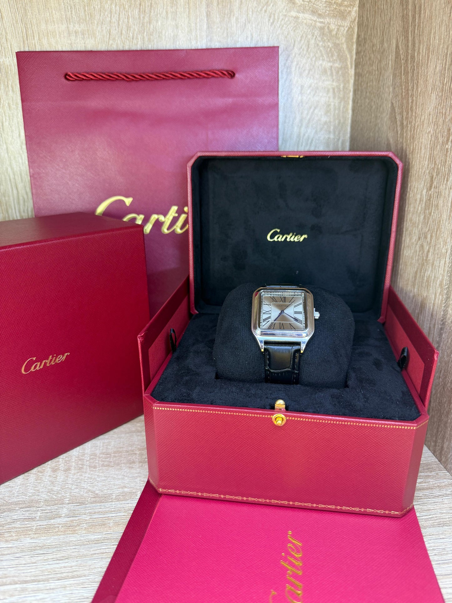 CARTIER CUIR 1 HOMMES AVEC COFFRET