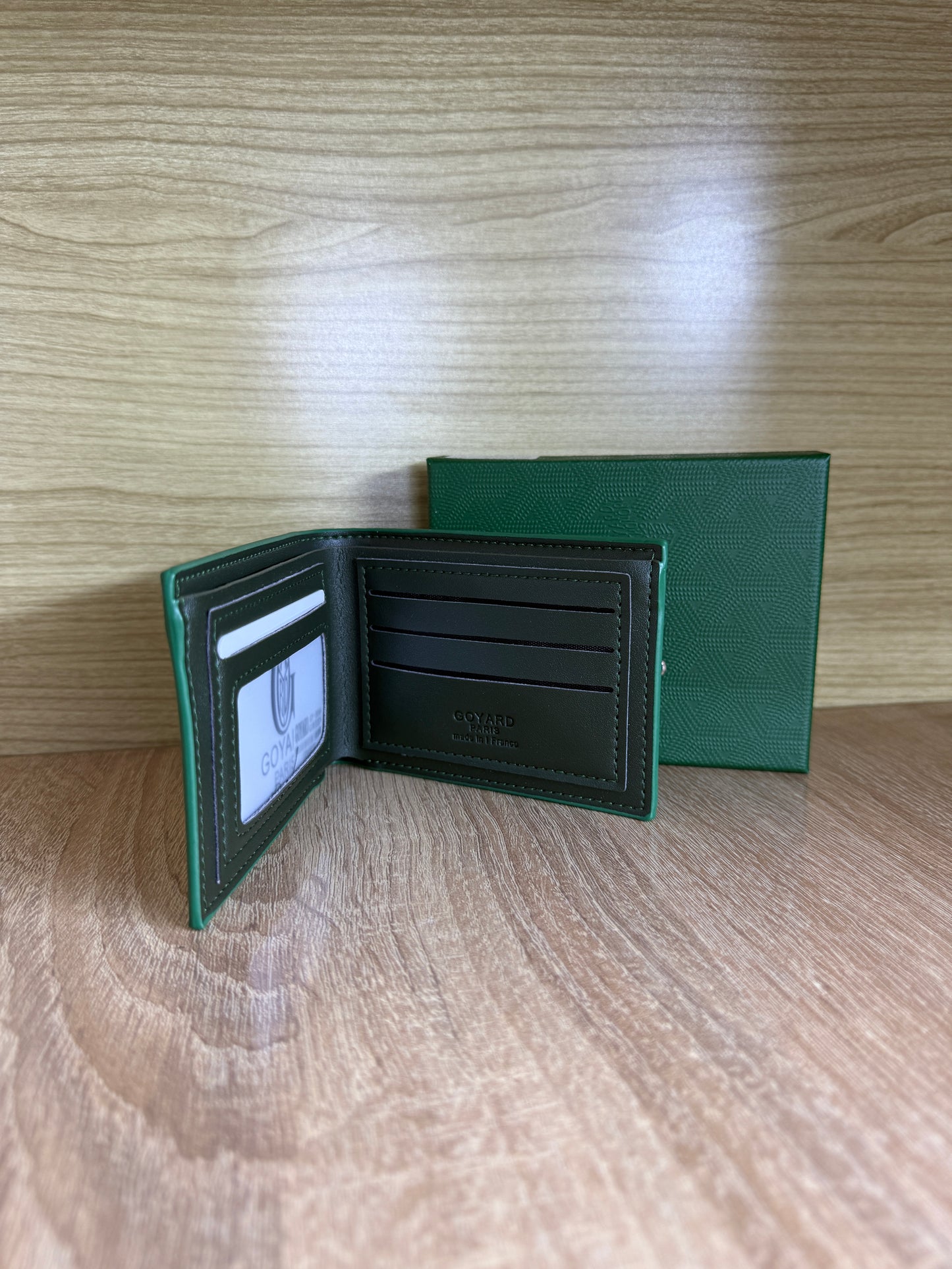PORTE MONNAIE HOMMES GOYARD VERT