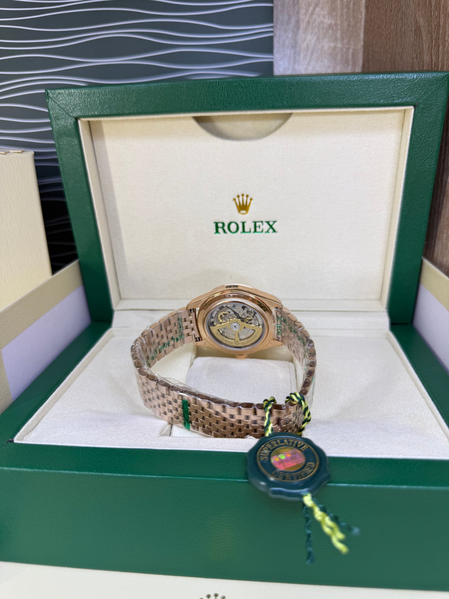 ROLEX MASTER QUALITÉ HOMMES 25 MOUVEMENT AUTOMATIQUE SUISS