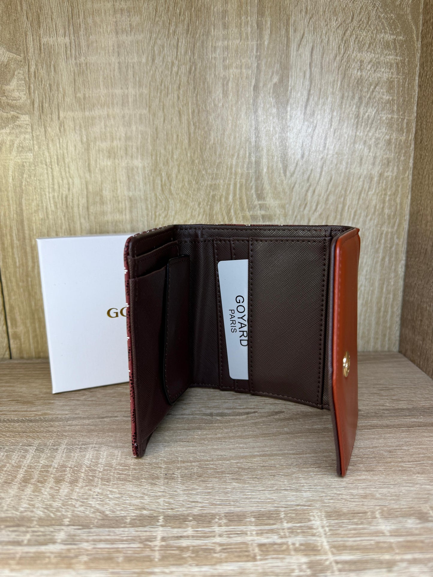 PORTE MONNAIE FEMMES GOYARD MARRON