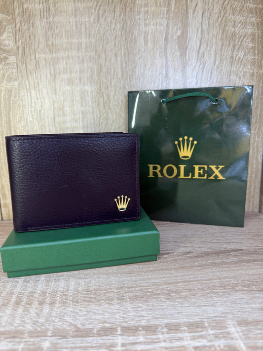PORTE MONNAIE ROLEX HOMMES FULL BLACK AVEC SACHET