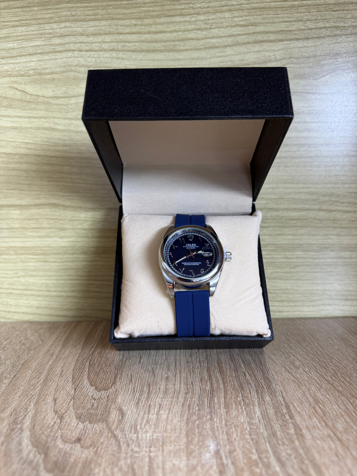 ROLEX HOMMES 36mm SILICONE ARABIA BOITE SIMPLE