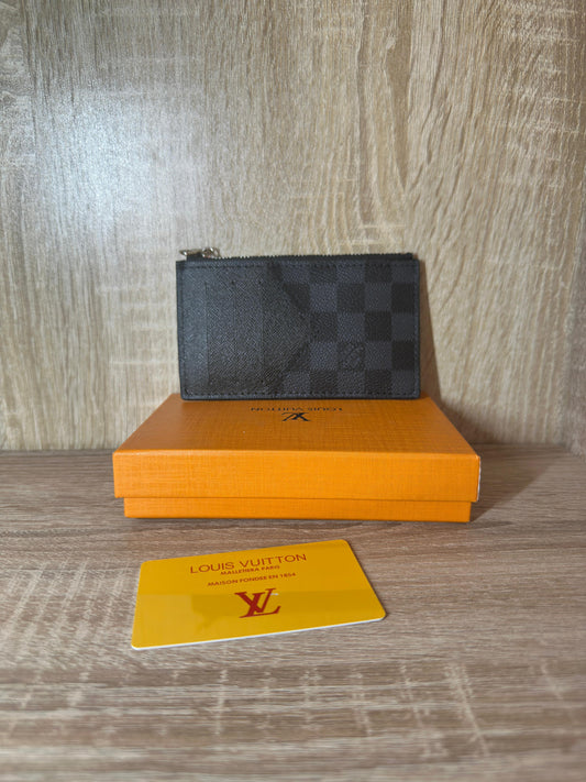 PORTE MONNAIE+CARTE LV UNISEX