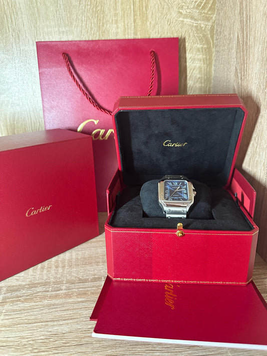 CARTIER SANTOS BLEU MASTER QUALITÉ