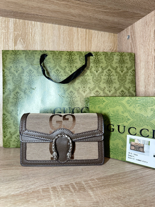 GUCCI BANDE MARRON