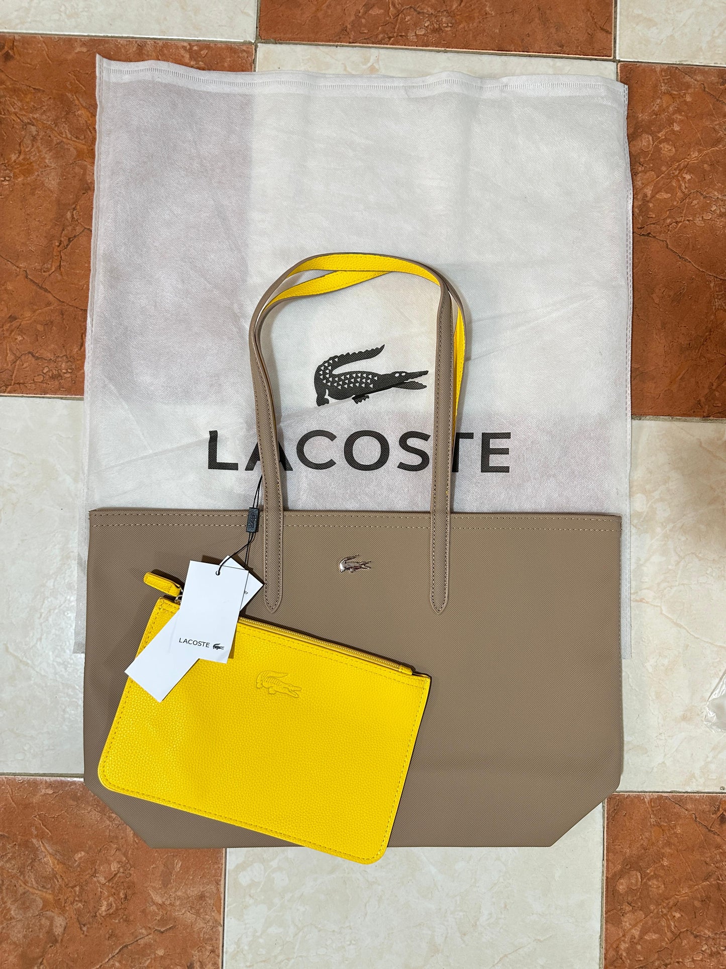 SAC LACOSTE DOUBLE FACE