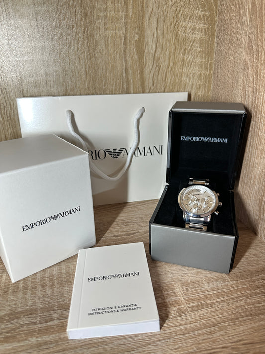 EMPORIO ARMANI HOMMES CHRONOGRAPH COFFRET