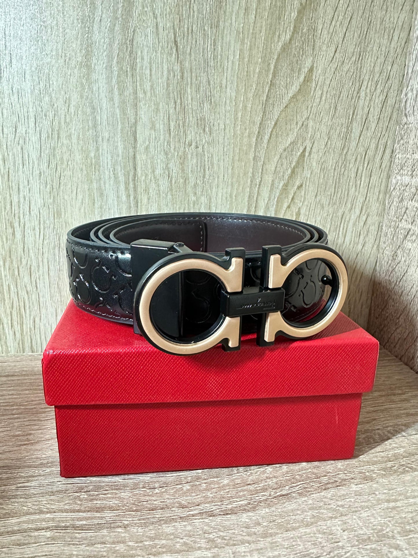CEINTURE NOIRE FERRAGAMO