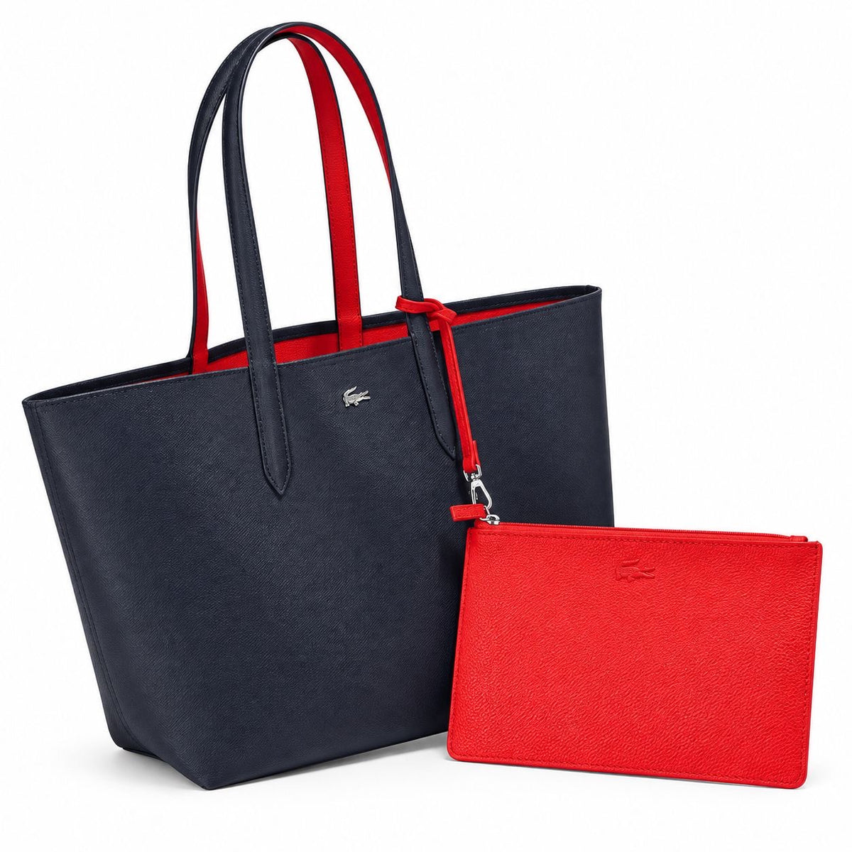 LACOSTE DOUBLE FACE BLEU/ROUGE