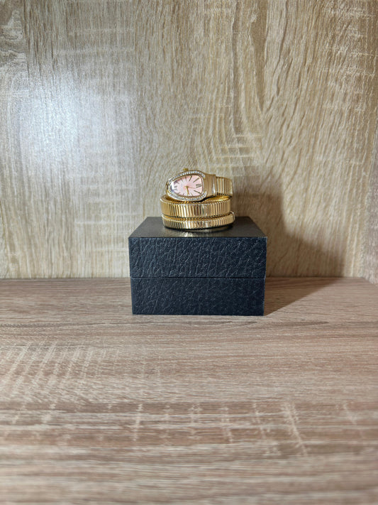 BVLGARI SERPENTI DOUBLE BRACELET DIAMONDS BOITE SIMPLE