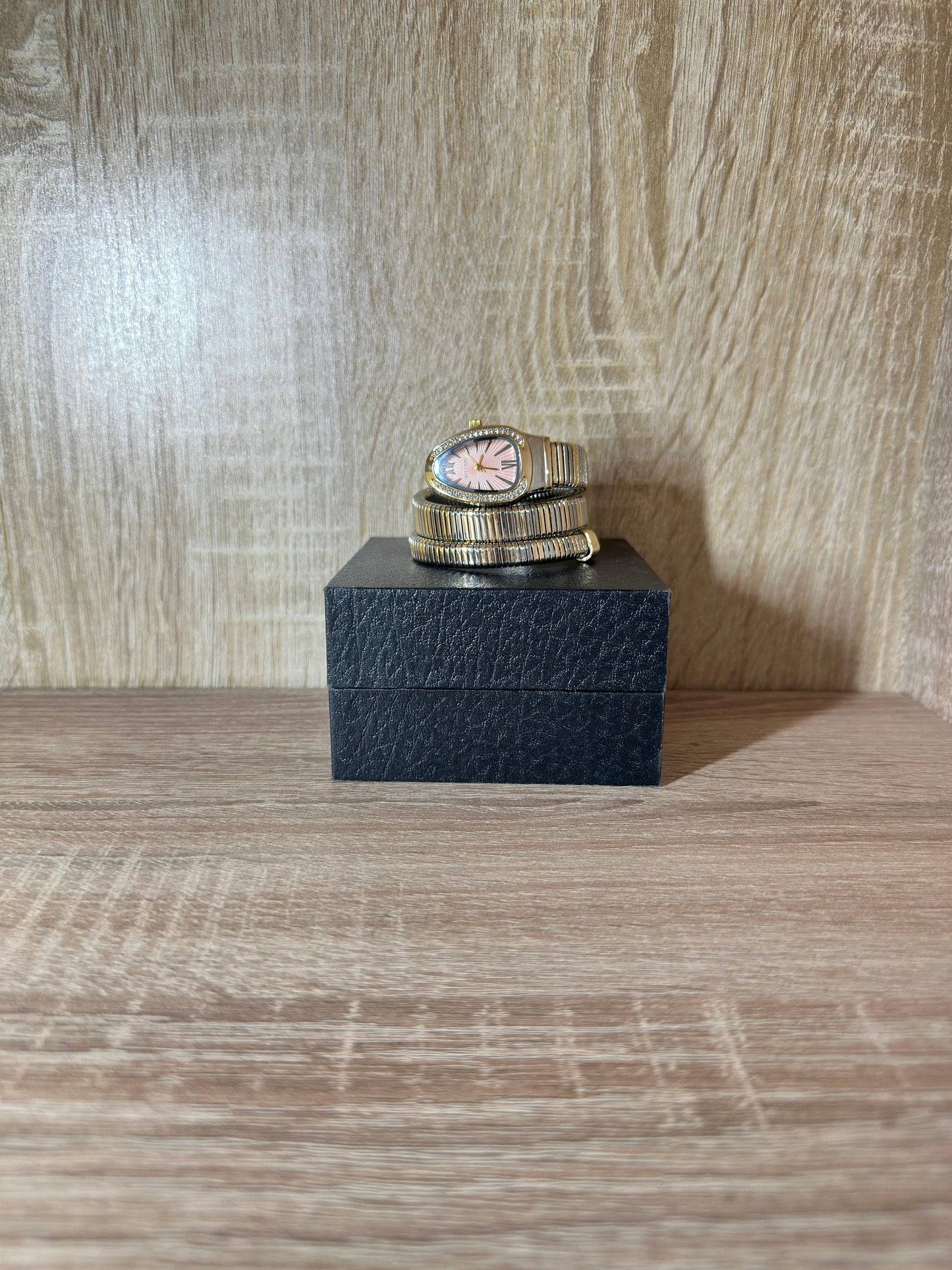 BVLGARI SERPENTI DOUBLE BRACELET DIAMONDS BOITE SIMPLE