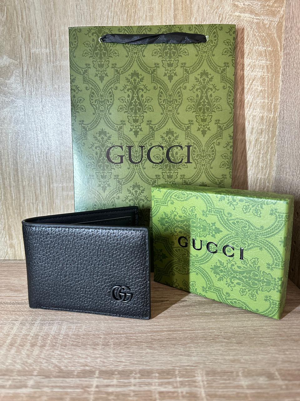 PORTE MONNAIE GUCCI FULL BLACK HOMMES