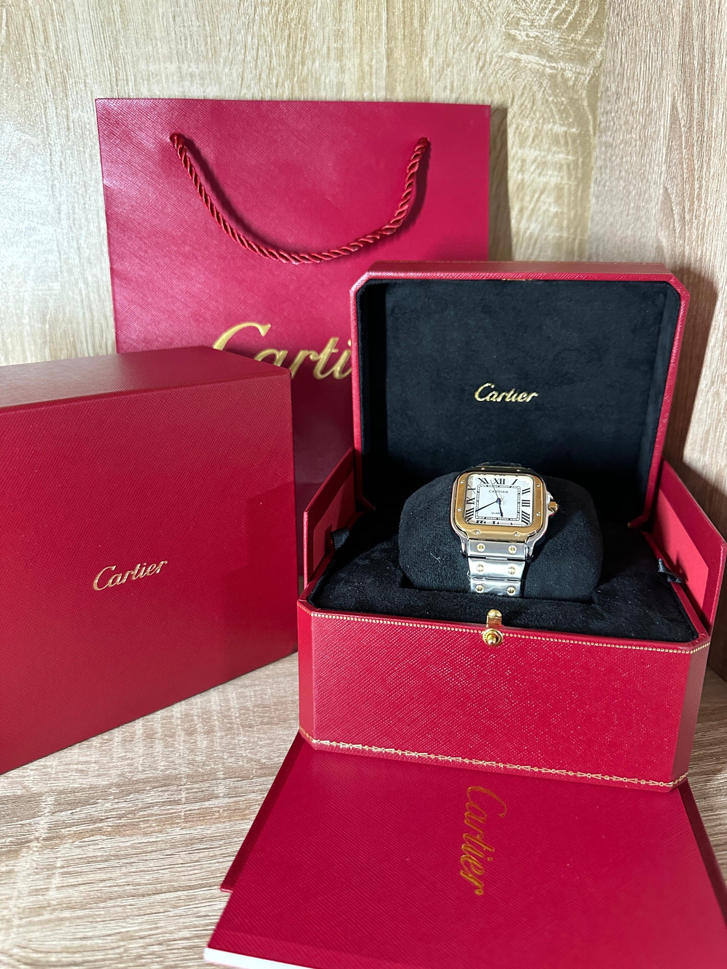 CARTIER SANTOS HOMMES COFFRET