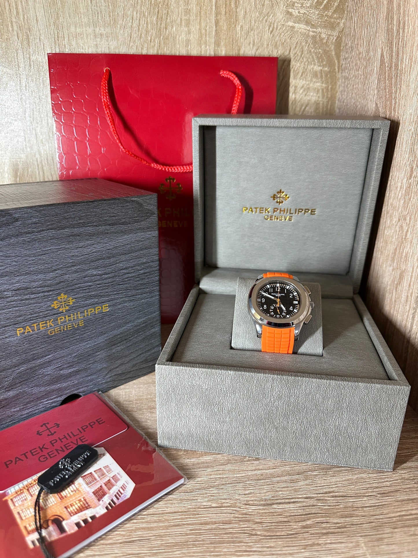 PATEK SILICONE MASTER QUALITÉ ORANGE