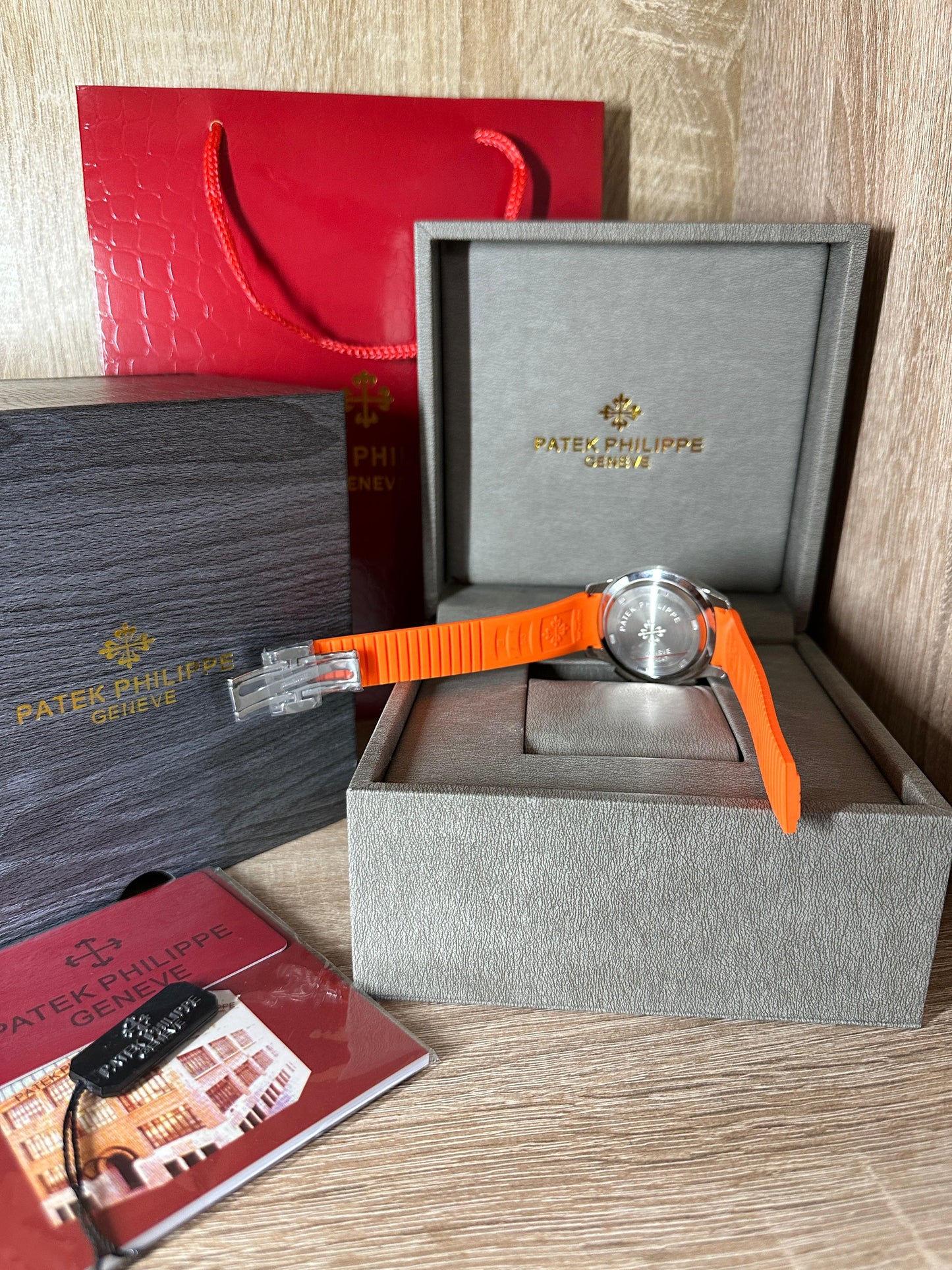 PATEK SILICONE MASTER QUALITÉ ORANGE