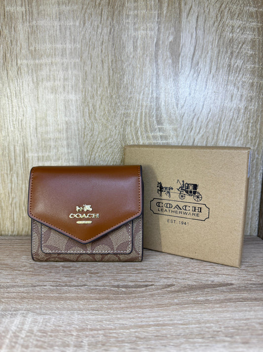 PORTE MONNAIE FEMMES COACH MARRON V
